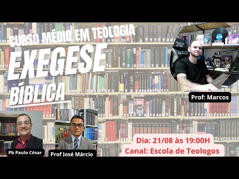 Exegese Bíblica / Médio em Teologia