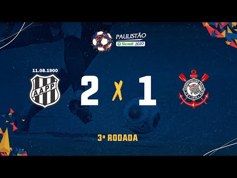 Ponte Preta 2 x 1 Corinthians- 3ª rodada do Paulistão Sicredi 2020