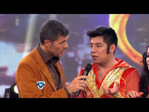 Showmatch 2012 - Mariano De la Canal made Marcelo Tinelli laugh