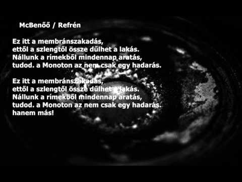 Monoton krú - Membránszakadás