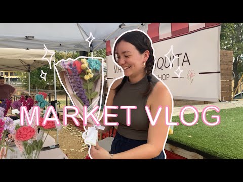 🌸 First Market Vlog! (Two in One) 🌸