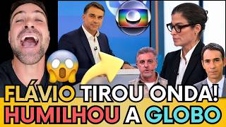 FLAVIO BOLSONARO DÁ UMA AULA EM REDE NACIONAL E DESMENTE MENTIRAS AO VIVO NA GLOBO!