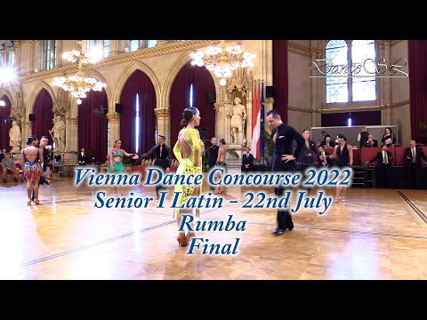 Vienna Dance Concourse 2022 - Senior I Latin Rumba WDSF - Final - 22 July 2022