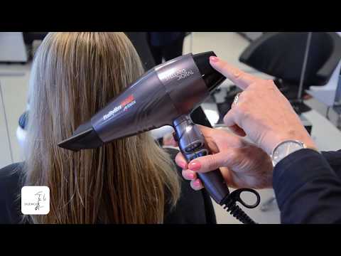 Profesionalus plaukų džiovintuvas BaByliss Pro Stellato Digital Dryer BAB7500IE, 2400 W video