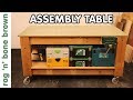 Making An Assembly Table Frame Plus Vice Restoration