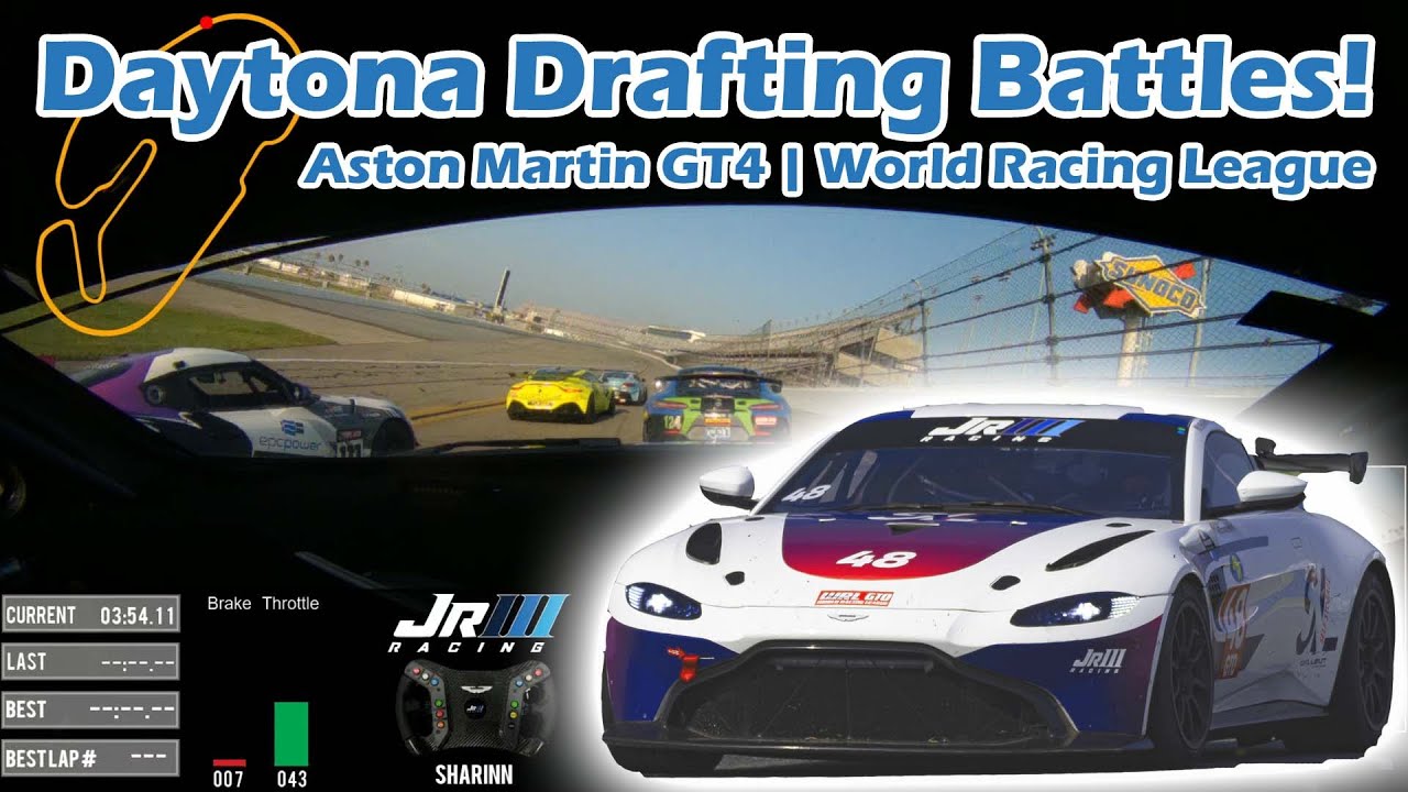 Onboard an Aston Martin GT4 at Daytona International Speedway 1 Onboard an Aston Martin GT4 at Daytona International Speedway