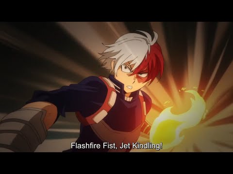 Flashfire Fist Jet Kindling! Shoto Todoroki | My Hero Academia Season 6 Episode 11 #anime #todoroki