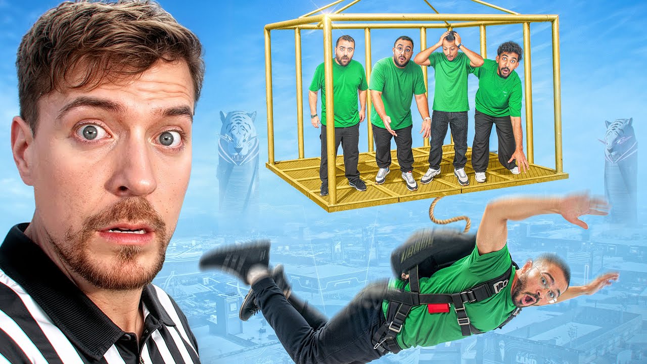 تحدي الملاهي مع مستر بيست 🎢🔥