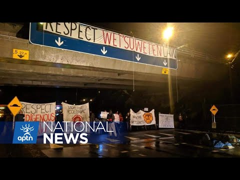 Activists block ferry traffic in B.C. in solidarity with Wet’suwet’en Nation | APTN News