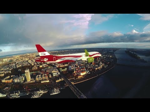 airBaltic Celebrates #Latvia100 With Formation Flight Over Riga