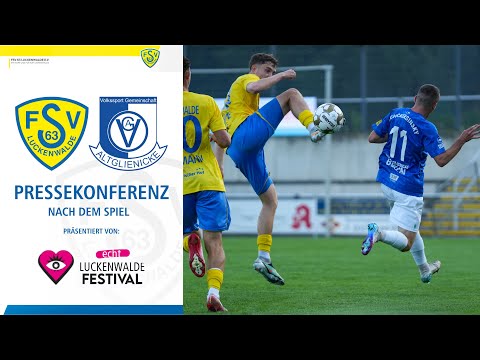 Pressekonferenz | FSV 63 Luckenwalde vs. VSG Altglienicke 1:3 | Freitag 29.08.2025 | SP06