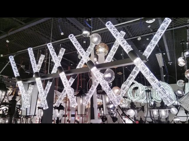 نجفة مودرن اكريليك اسود