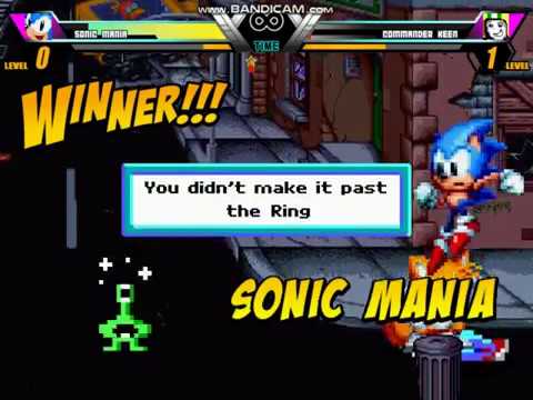 MUGEN: Sonic Mania vs Commander Keen