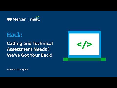 Vídeo de Mercer Mettl Coding Assessments