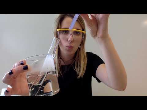 Test for chlorine gas