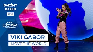 Kadr z teledysku Move the World tekst piosenki Viki Gabor