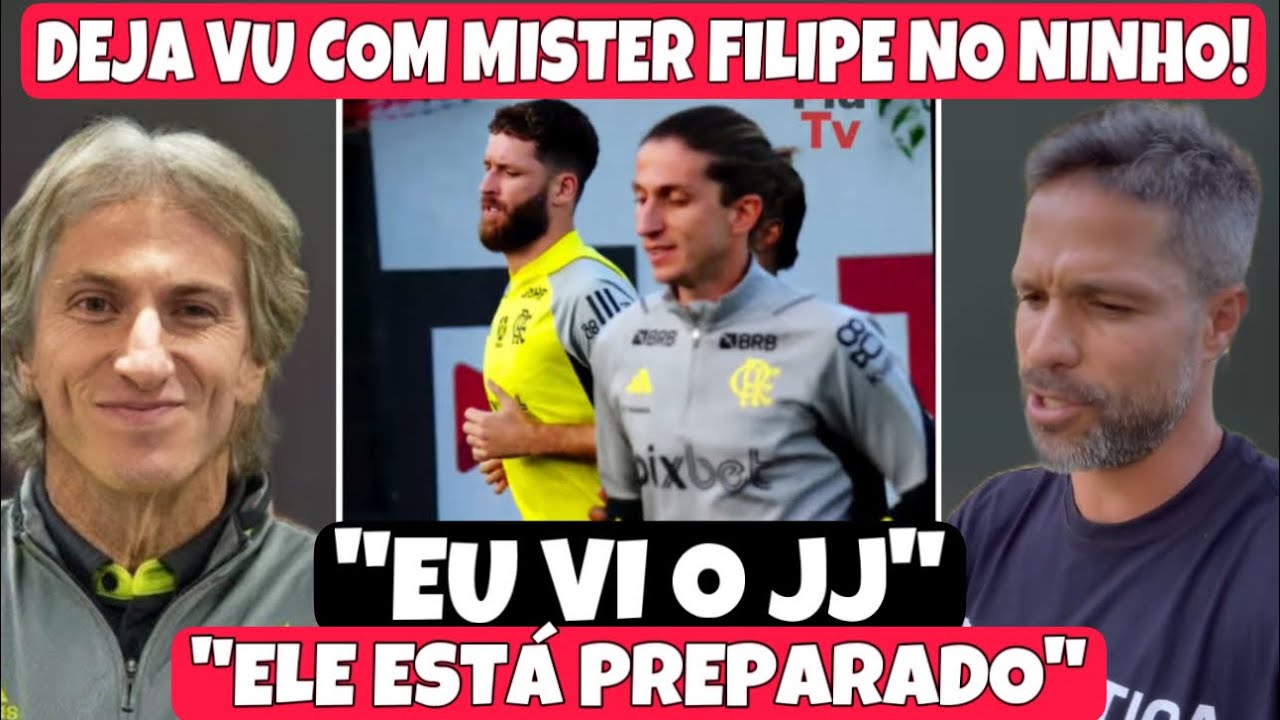 URGENTE! FILIPE QUER O FLA ATACANDO DO JEITO DELE! DIEGO: “PREPARADO”! “VI O JJ”! TORCIDA EMPOLGADA!