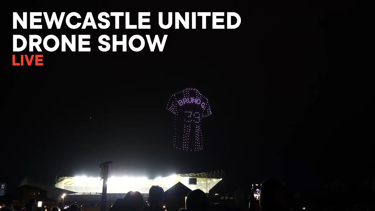 Newcastle United Drone Show