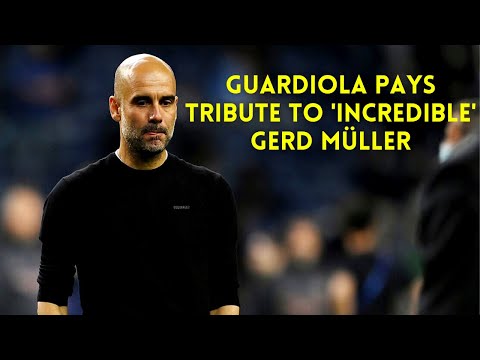 Guardiola pays tribute to 'incredible' Gerd Müller || Sports News || AllmediaNY