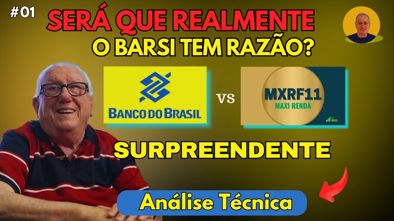 MXRF11 ou BBAS3 |  SERÁ QUE O BARSI TEM RAZÃO EM NÃO COMPRAR FUNDO IMOBILIÁRIO?