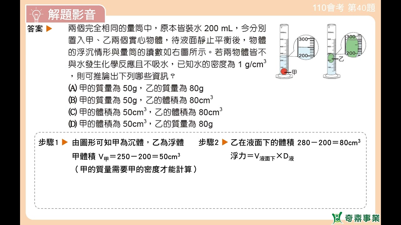１１-110會考第40題