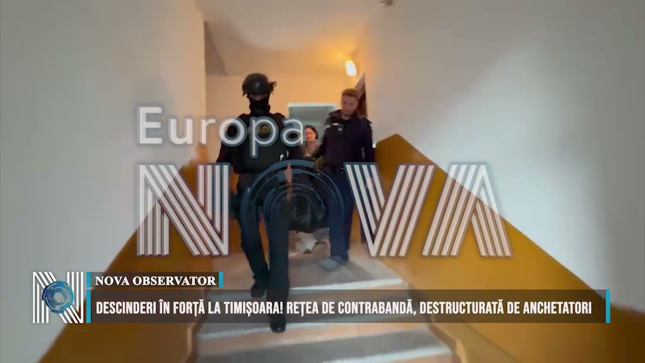 Descinderi în forță la Timișoara! Rețea de contrabandă, destructurată de anchetatori