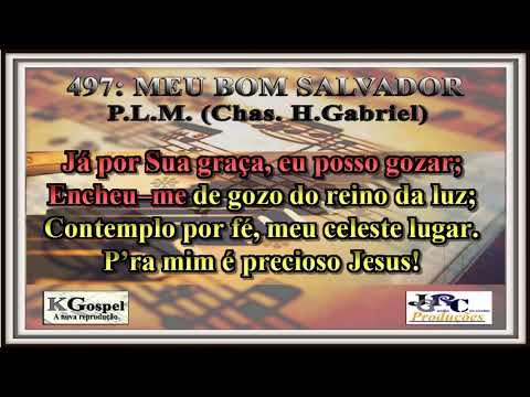 Harpa Cristã - 497: MEU BOM SALVADOR Harpa Cristã Versão Piano Karaokê - playback