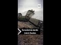 Torrential Rain Derails Train In Sweden