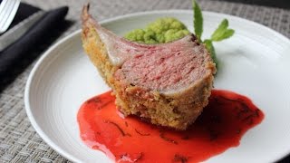 Rack of Lamb with Strawberry Mint Sauce – Easter Lamb with Strawberry Mint Sauce by Food Wishes