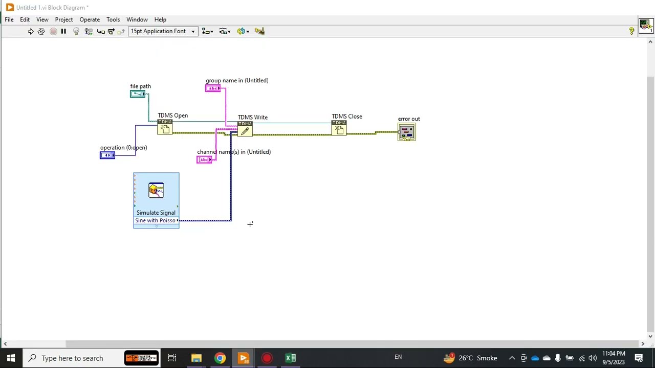 LabVIEW: How to save data in TDMS file format in LabVIEW