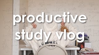 study vlog: how i make studying for an exam enjoyable and productive, balancing gradschool & life 🤍