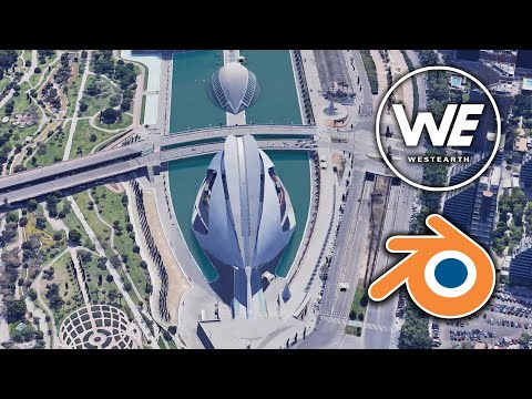 HBO Westworld season 3 homage simulated with Google Earth Studio and Blender (Westearth)