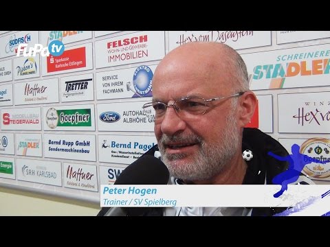 Peter Hogen - SV Spielberg - zum Spiel vs. SC Freiburg II im FuPa.tv-Interview am 19.11.2016
