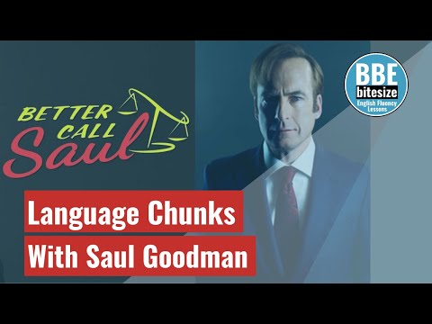 Language Chunks with Saul Goodman