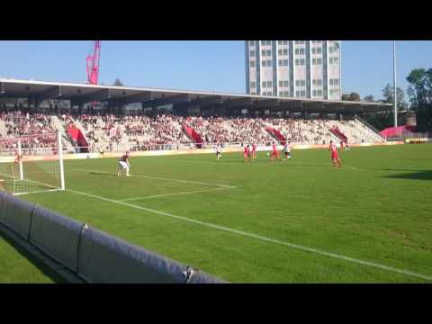 Tom Greaves Goal FC Winterthur vs FC United of Manchester. 4:2