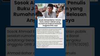 Sosok Ahmad Bahar, Penulis Buku Jokowi-Gibran yang Rumahnya Disatroni Belasan Anggota GRIB Jaya
