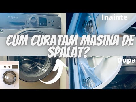 Cum curatam mașina de spălat? Curățarea mașinii de spălat cu oțet și bicarbonat|Fa curat cu mine 🧽