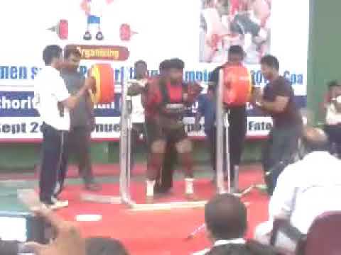 Vimal Raja - 325kg Squat in National - Record Attempt