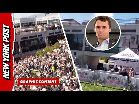 Livestream Shows Moments Before And After Charlie Kirk Was Fatally Shot At Utah Valley University