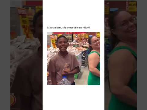 SÃO QUASE GÊMEAS!😂😂 #viral #humor #comedia #engraçado #humorbrasil #risada #memesbr #shorts