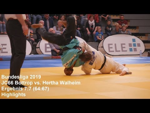 Judo || Bundesliga 2019 JC66 Bottrop vs. Hertha Walheim (7:7 [64:67])