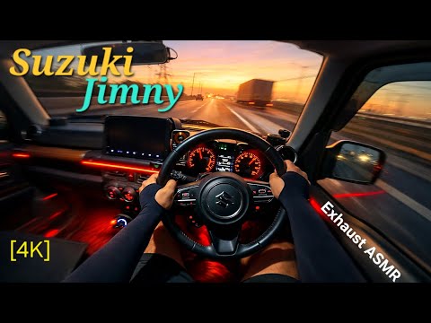 [4K] MARUTI SUZUKI JIMNY EXHAUST ASMR & POV DRIVE 