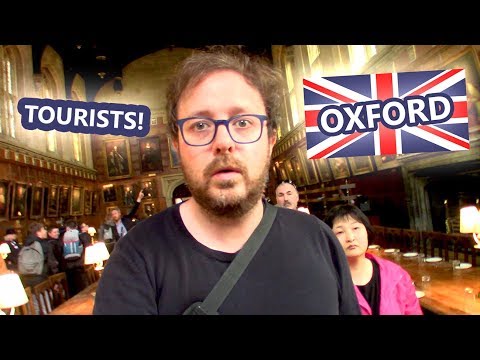 Touring Oxford University's Christ Church College