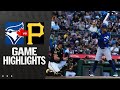 Blue Jays Vs Pirates Game Highlights 8 18 25 MLB Highlights