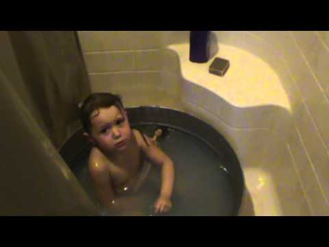 sister  crying in the shower