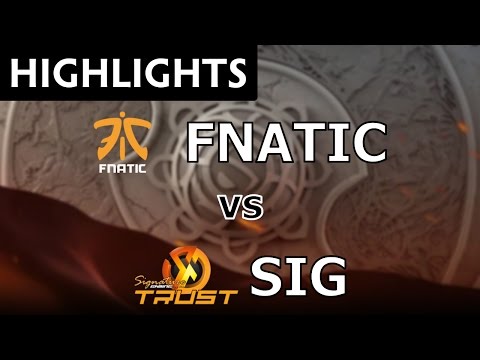 Fnatic vs Signature.Dota2 - The International 2016 Qualifiers - Dota Highlights
