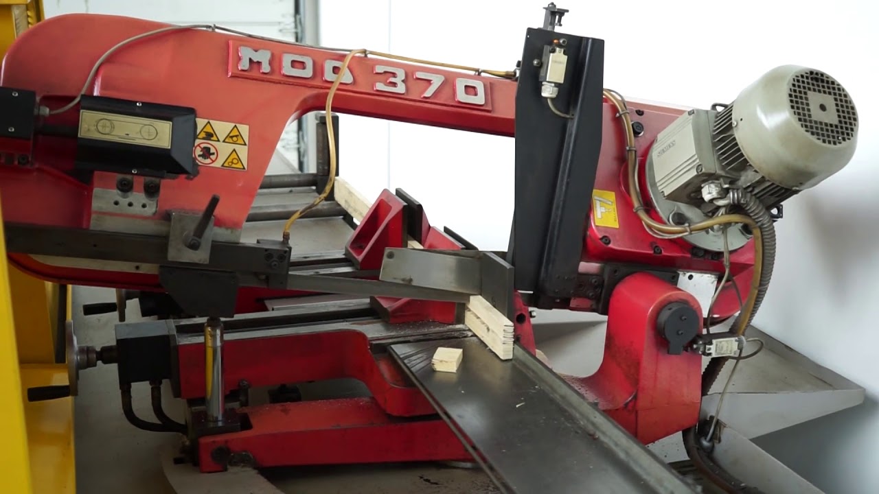 Watch Now Segatrice a nastro BIANCO 370 A 60 automatica usata Segatrice a nastro BIANCO 370 A 60 automatica usata