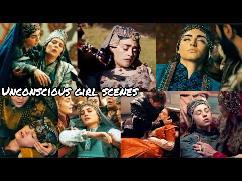 Unconscious girl scenes for Ertugrul and Osman drama| Kurulus osman| Delirious Ertugrul|