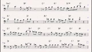 Viscosity - JJ Johnson Trombone Solo Transcription