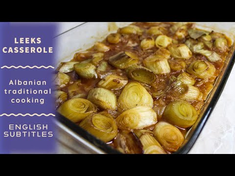 Tavë me Presh ska Mish Meatless Leek Bake video thumbnail